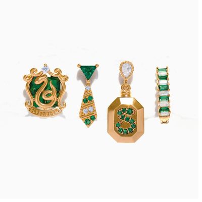 Harry Potter Slytherin House Earring Set