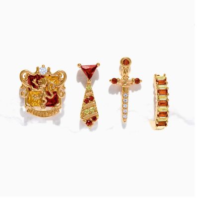 Harry Potter Gryffindor House Earring Set