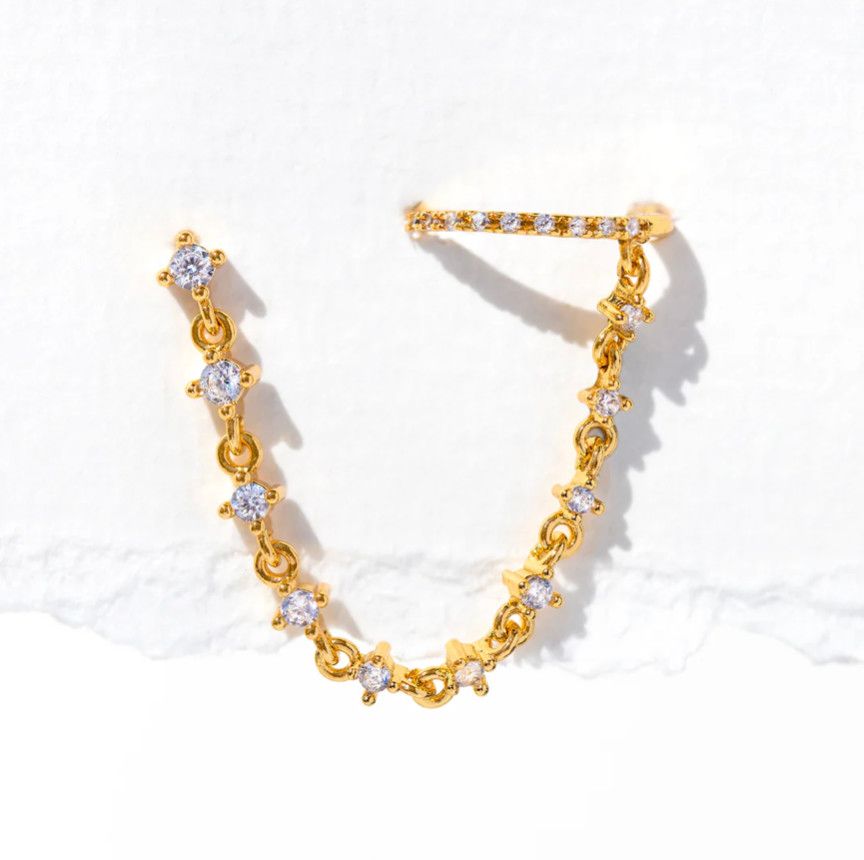 Star Studded Ear Cuff + Stud