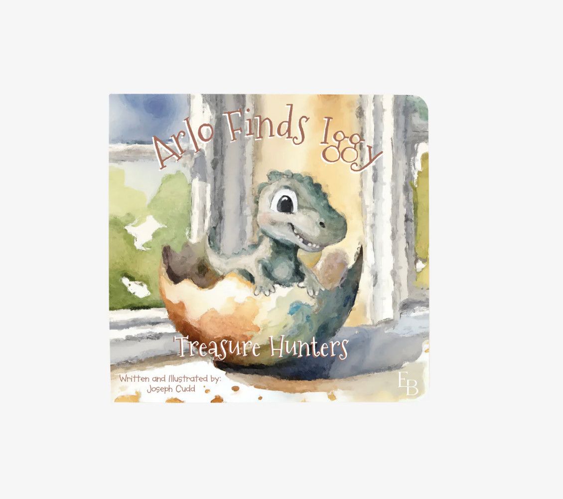 Arlo Finds Iggy Dinosaur Board Book