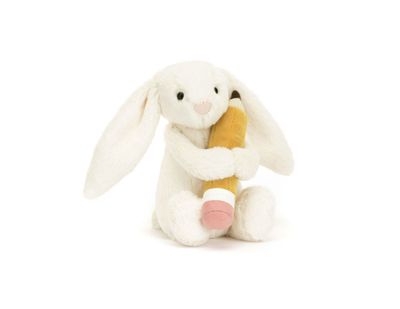 Bashful Bunny with Pencil