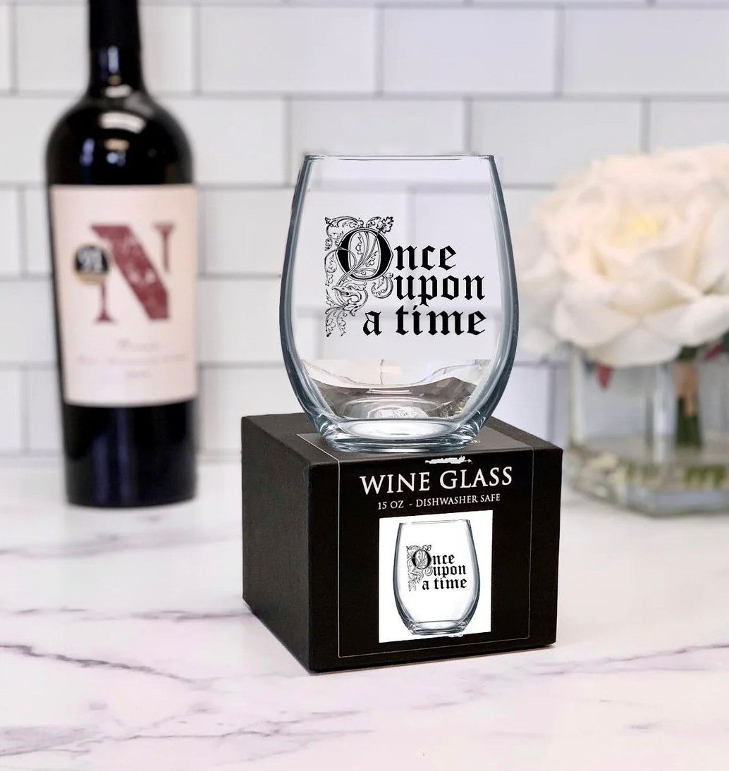 Once Upon a Time Stemless Wine Glass