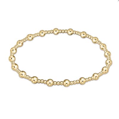 Enewton Extends Classic Sincerity Gold Pattern Bracelet, Size: 4mm