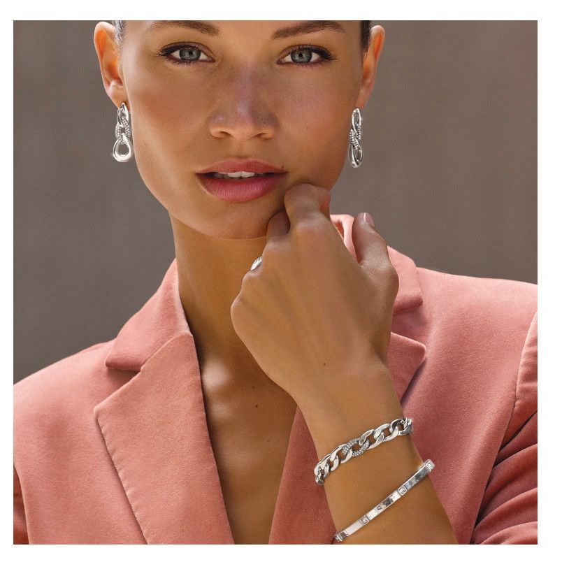 Cleo Pave Link Bracelet