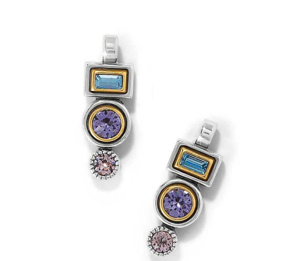 Halo Gleam Drop Post Earrings