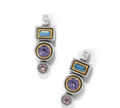 Halo Gleam Drop Post Earrings