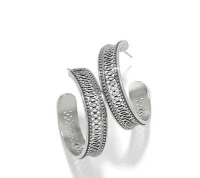 Ferrara Siena Large Hoop Earrings