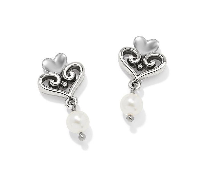 Alcazar Amor Pearl Post Drop Earrings