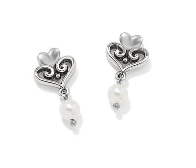 Alcazar Amor Pearl Post Drop Earrings