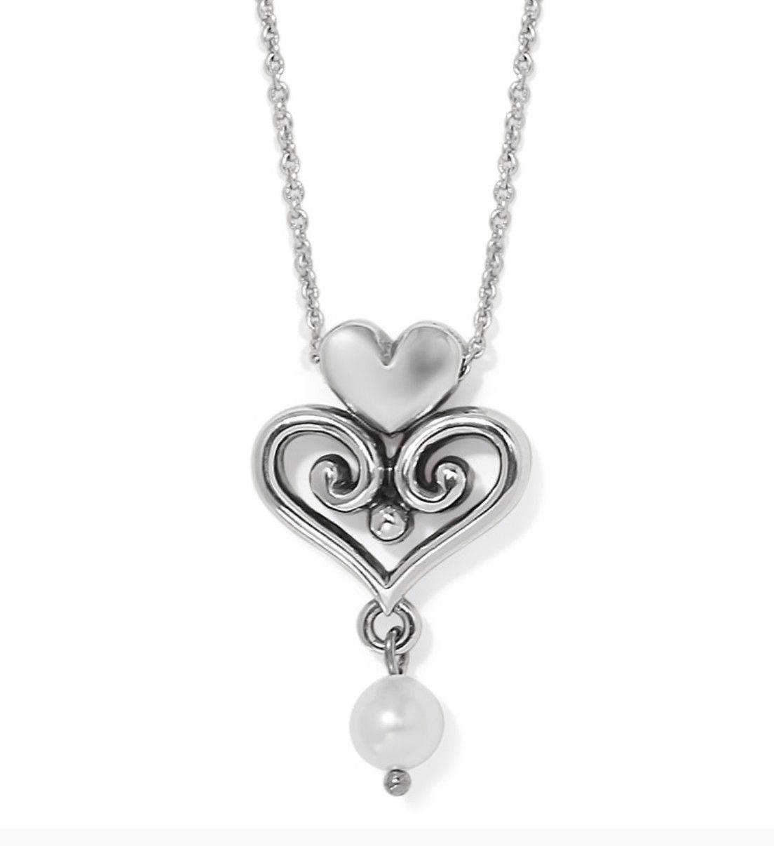 Alcazar Amor Pearl Pendant Necklace