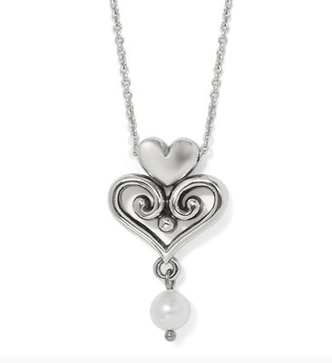 Alcazar Amor Pearl Pendant Necklace
