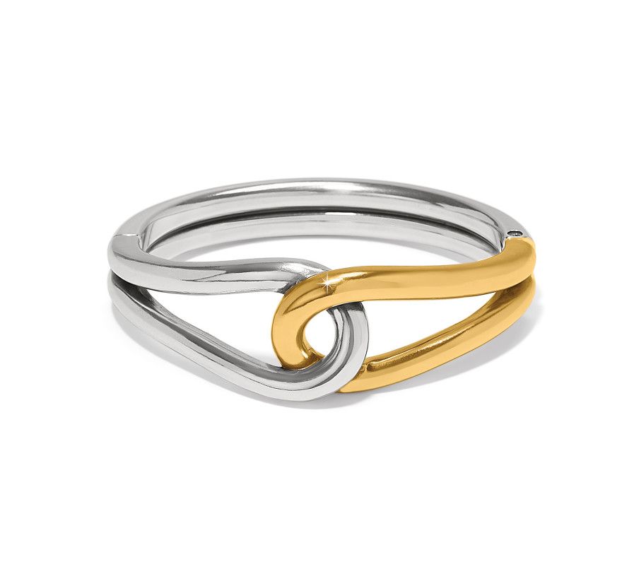 Interlok Curve Two Tone Hinge Bangle