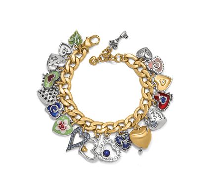 One Heart Color Charm Bracelet