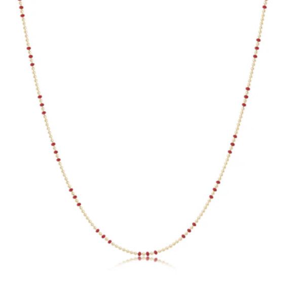 2024 Fall Winter 15&quot; Hope Joy Chokers, Color: Red