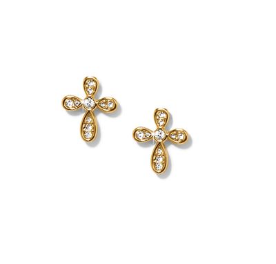 Enchanting Cross Post Earrings