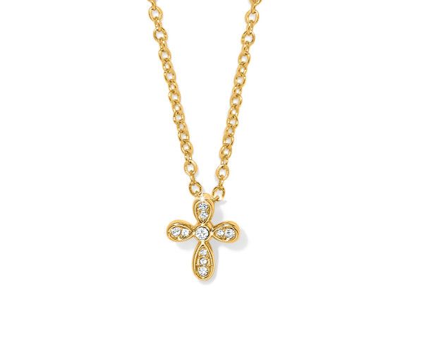 Enchanting Cross Necklace Gold