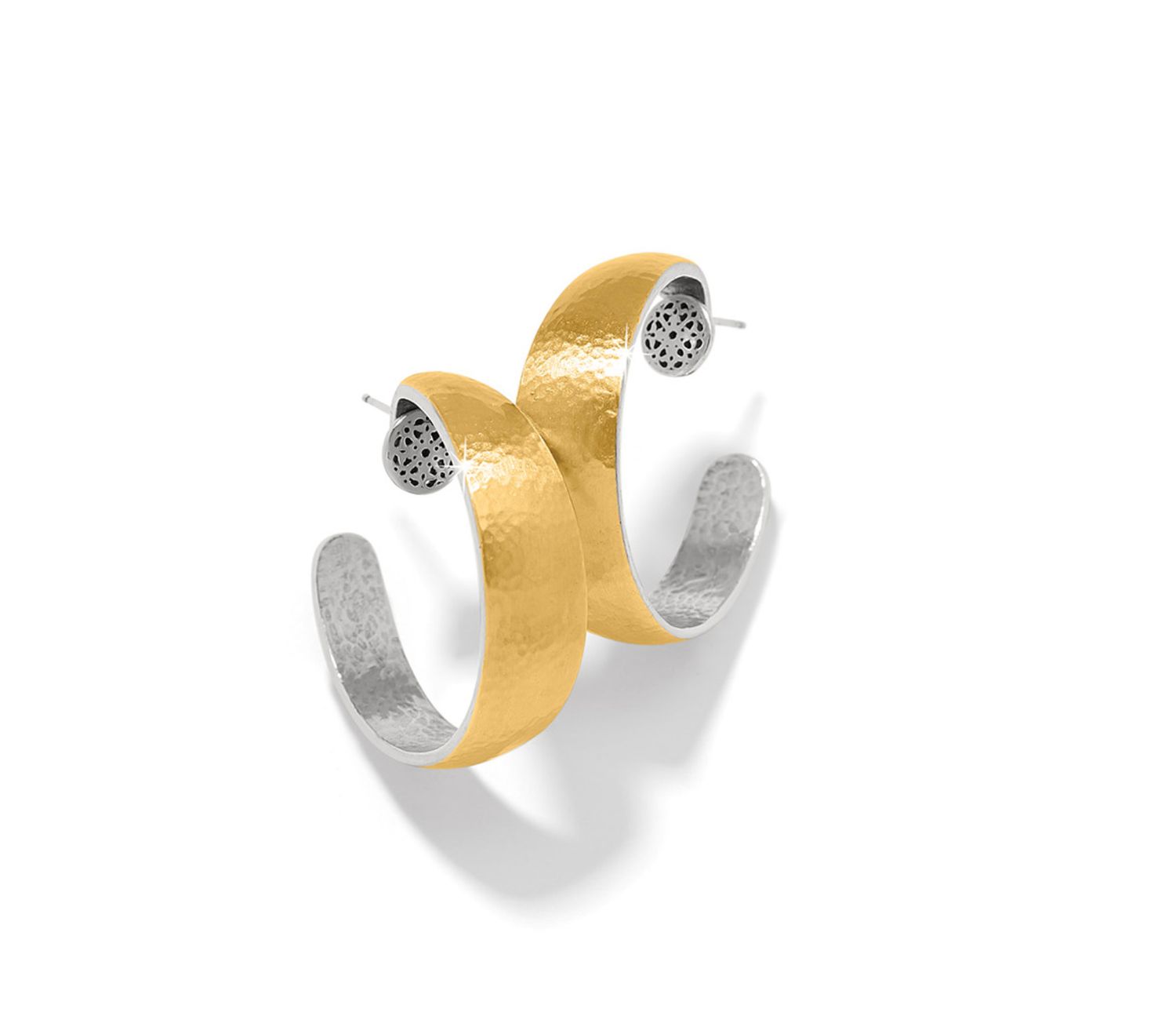Ferrara Entrata Moon Large Hoop Earrings