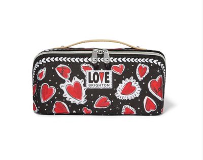 Hearts A Flutter Cosmetic Bag