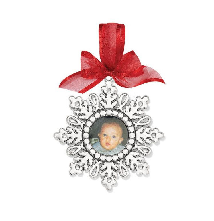 Snowflake Photo Delight Ornament
