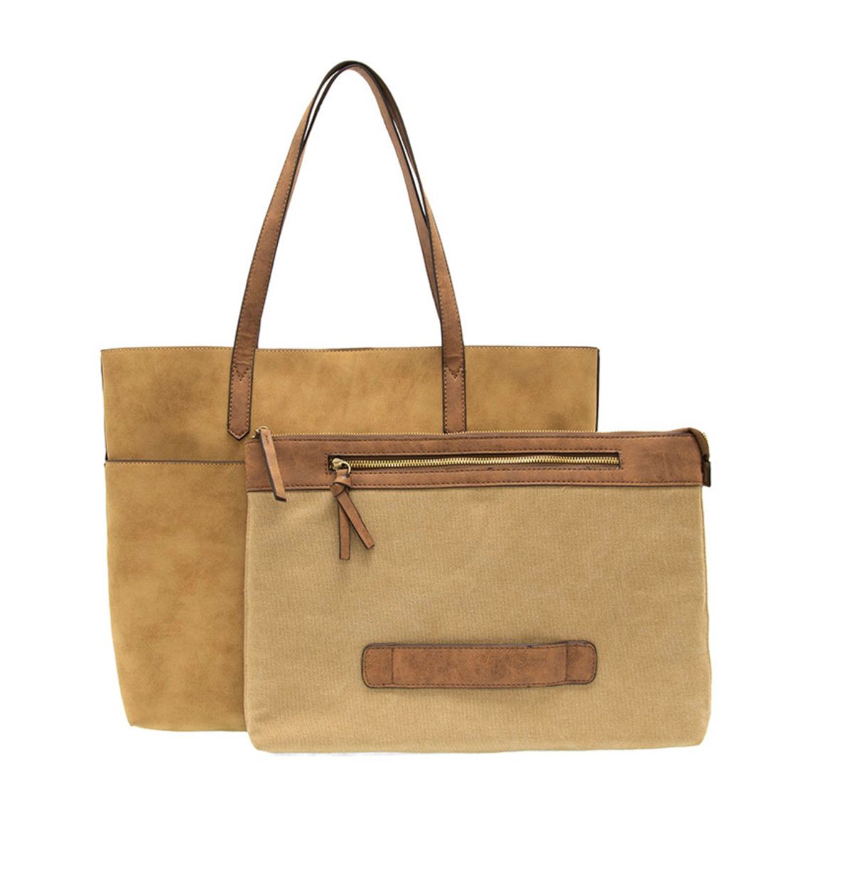 Toffee Danica Tote with Laptop Bag