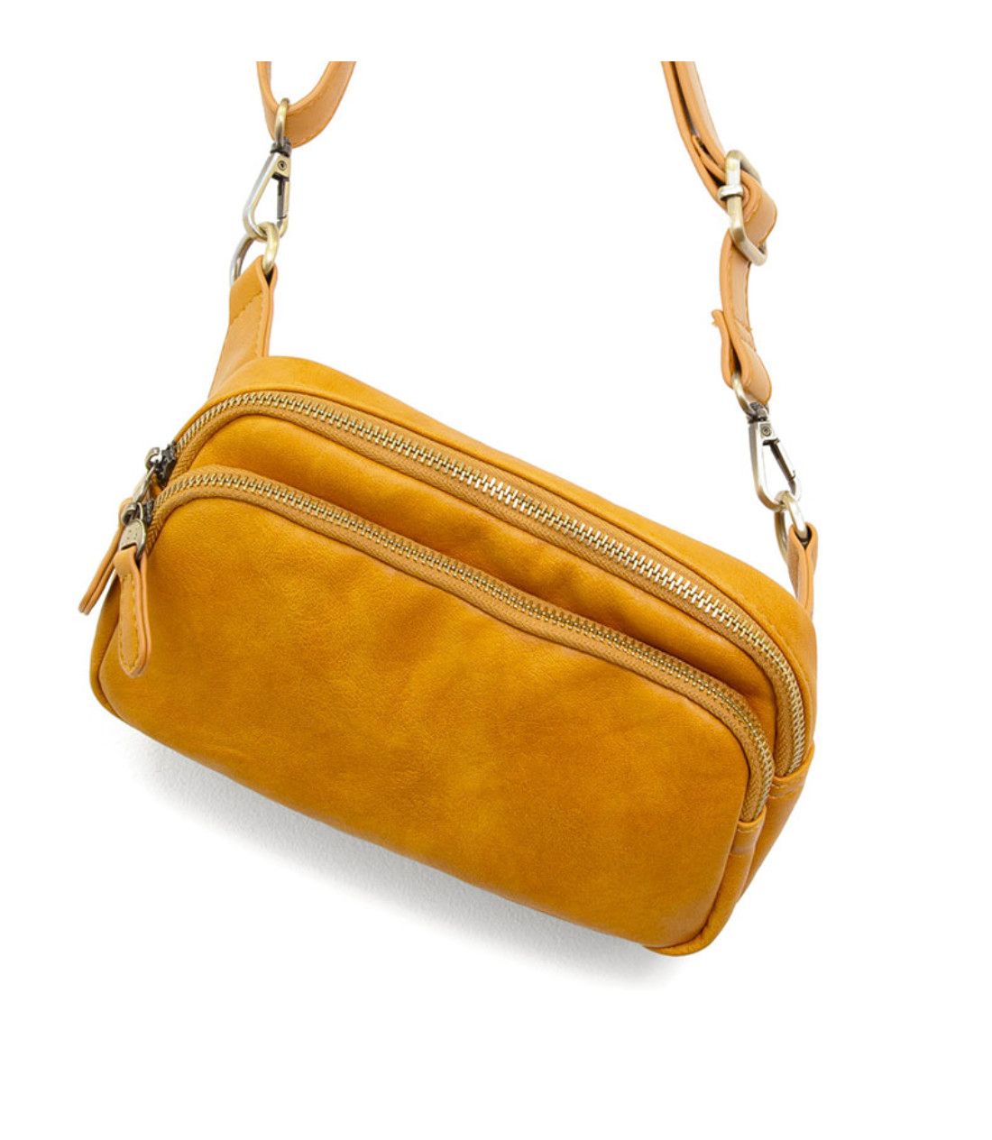 Honey Kylie Double Zip Sling Belt Bag