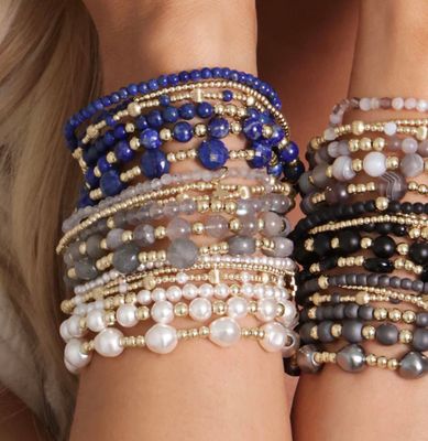 Enewton Gemstone Gold Sincerity Pattern 3mm Bracelet