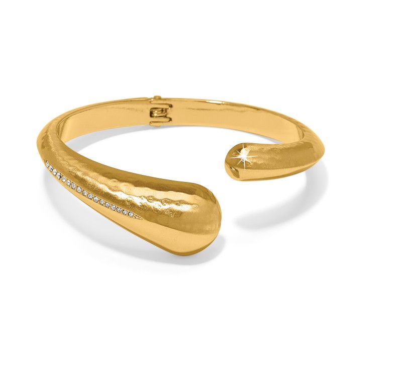 Nile Gold Open Hinge Bangle