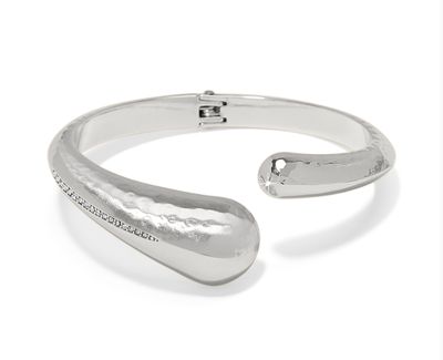 Silver Nile Open Hinge Bangle