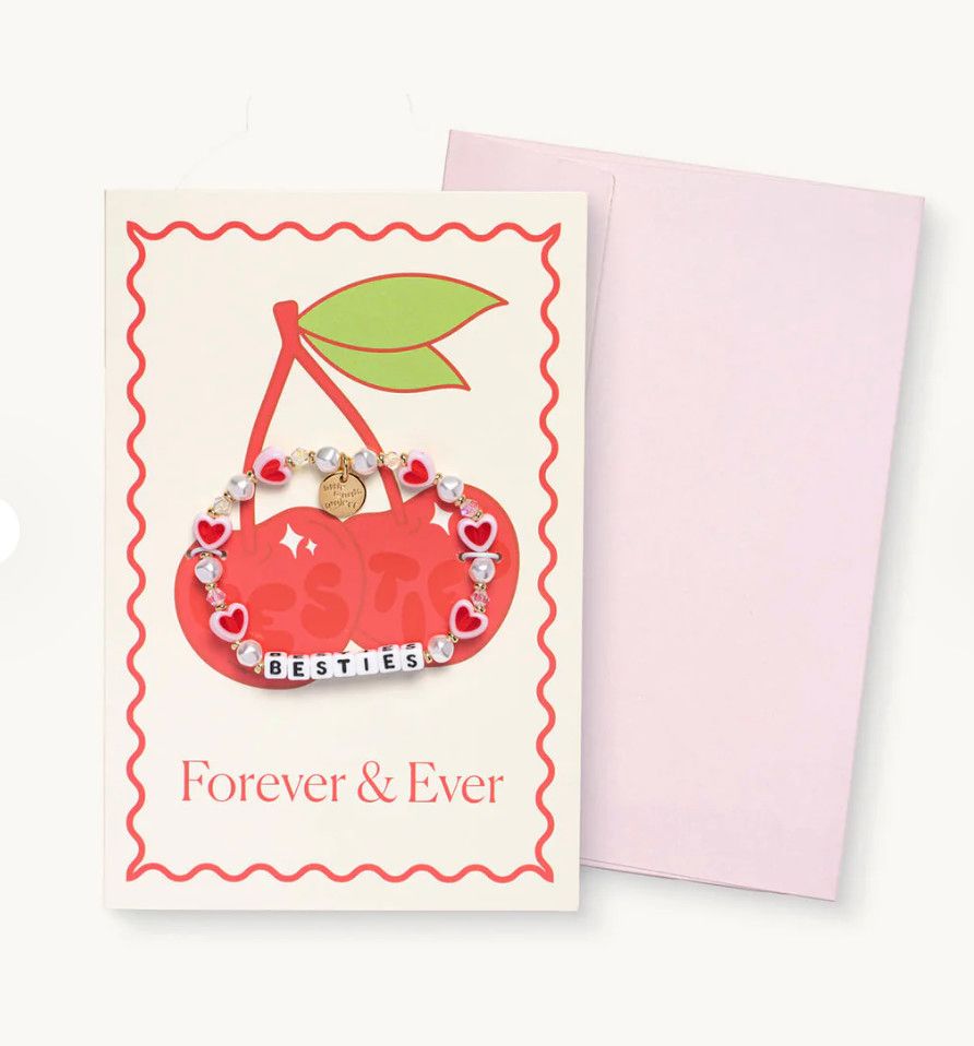 Besties Little Words Project Bracelet Card
