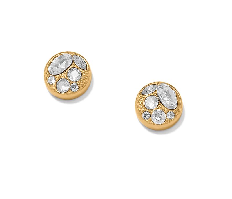 Gold Trust Your Journey Post Earrings