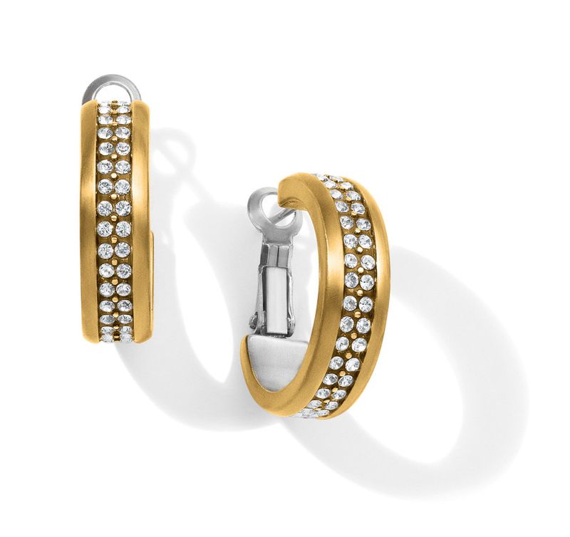 Meridian Two Tone Hoop Earrings