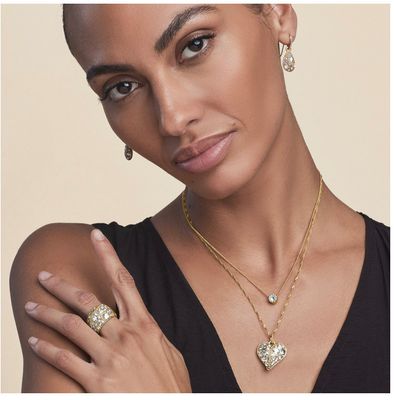 Trust Your Journey Heart Necklace