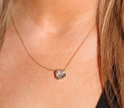 Luxe Asscher Necklace