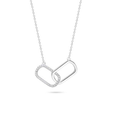 Luxe Link Necklace, Color: Silver