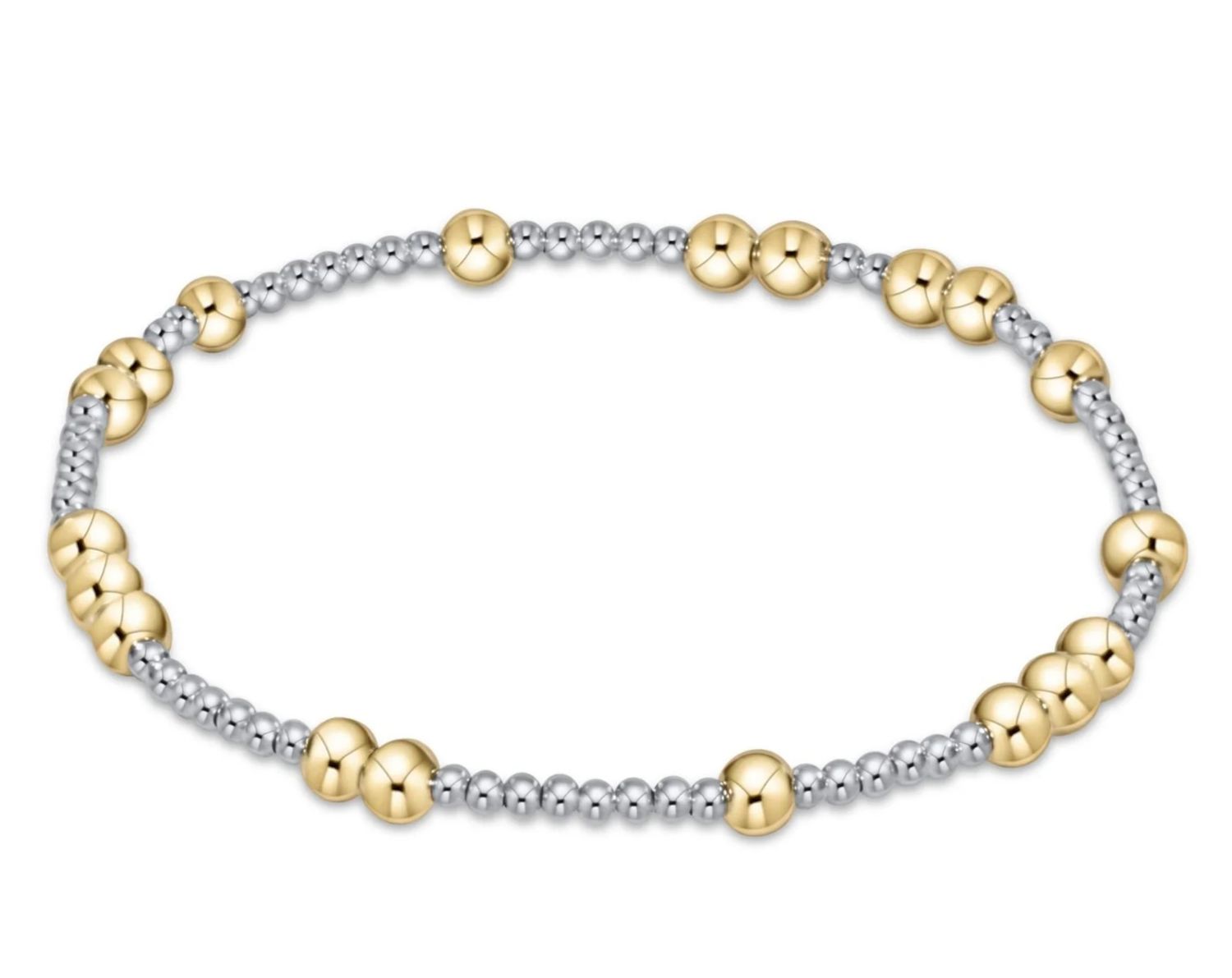 Hope Unwritten Mixed Metal Bracelet, Size: 4mm