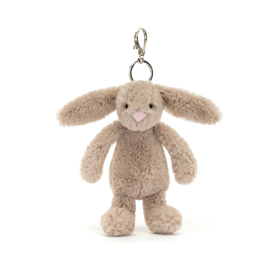 Bashful Beige Bunny Bag Charm