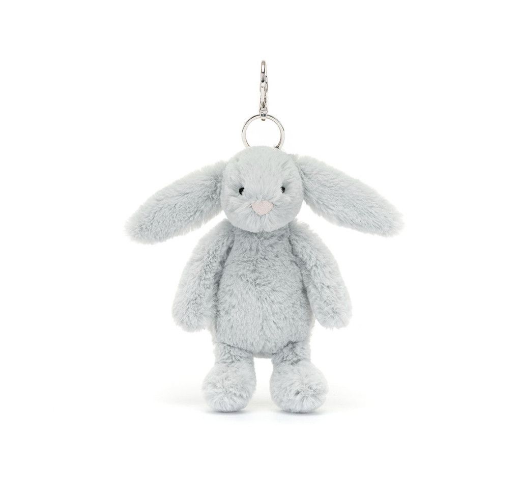 Bashful Silver Bunny Bag Charm