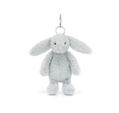 Bashful Silver Bunny Bag Charm
