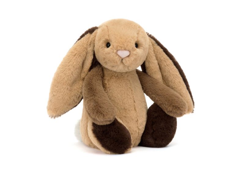 Bashful Patchwork Brown Bunny, Size: Original