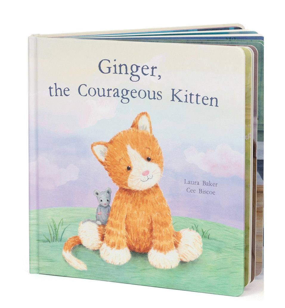 Ginger, the Courageous Kitten Book