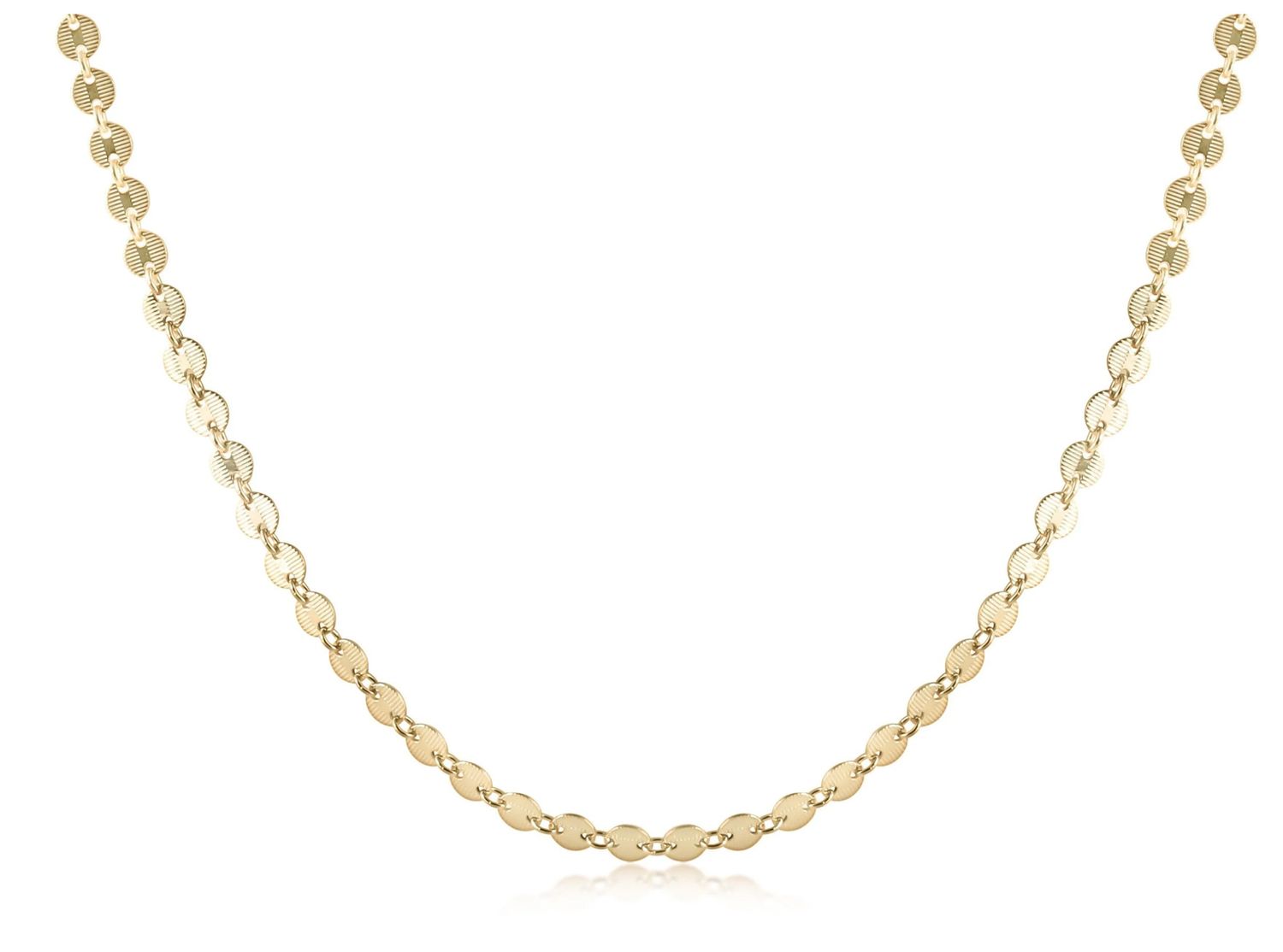 15&quot; Infinity Chic Choker Chain Gold Necklace