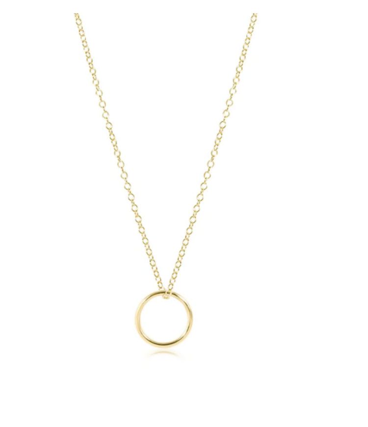 Enewton 16&quot; Halo Gold Charm Necklace