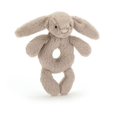 Bashful Cream Ring Rattle