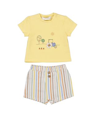 Sunny Tractor Shorts &amp; T-shirt Set