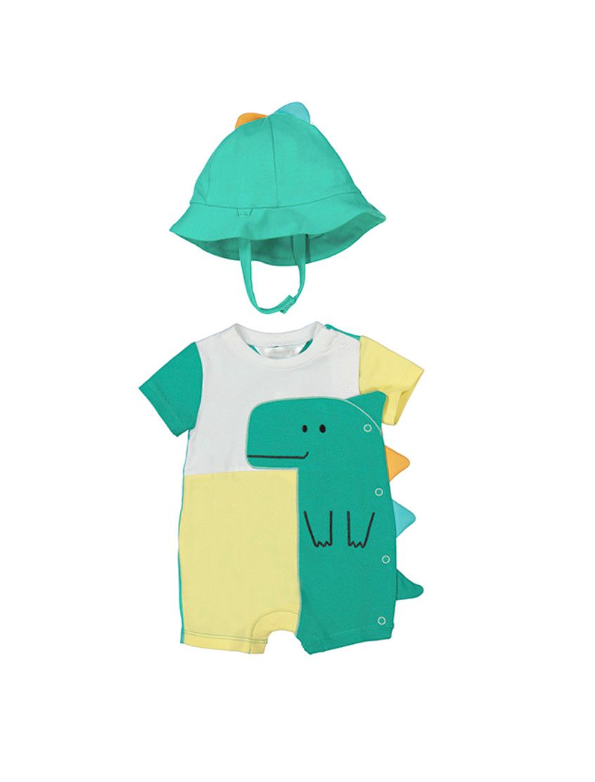 Loro Dino Short Bodysuit &amp; Hat