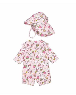 Bathing Bodysuit &amp; Hat