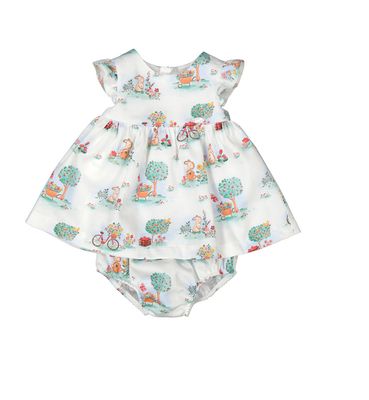 Jade Bunny Dress &amp; Bloomers