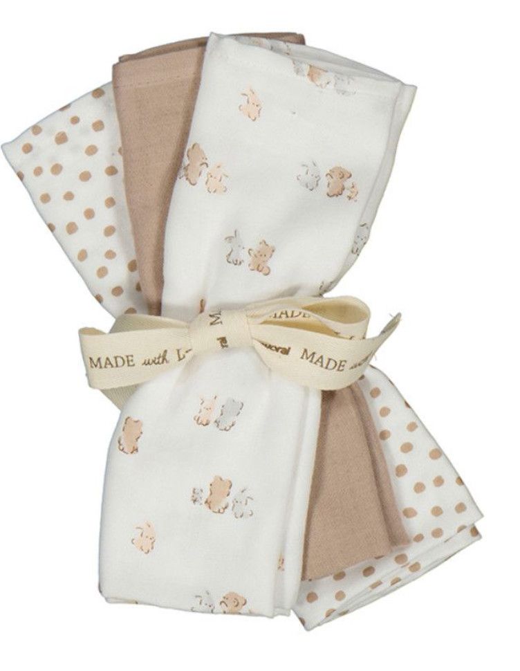 Natural Bunny Gauze Blanket Set