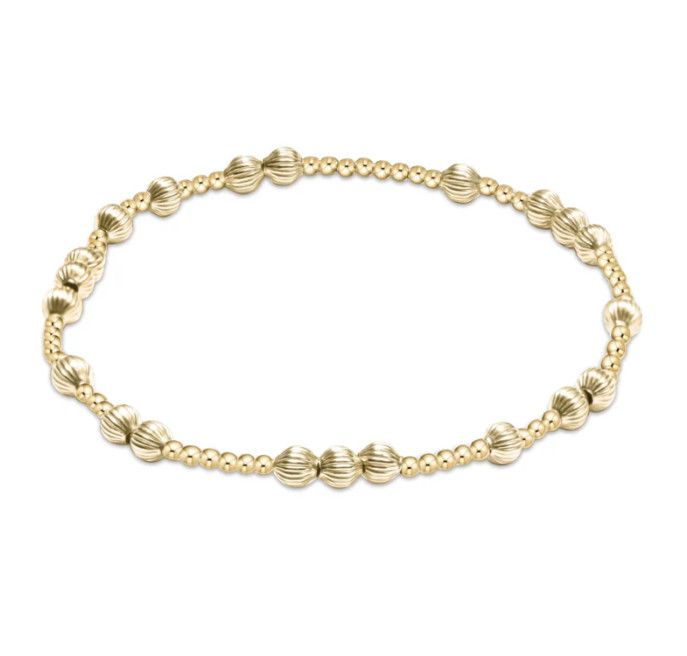 Hope Unwritten Dignity Gold Bracelet, Size: 4mm
