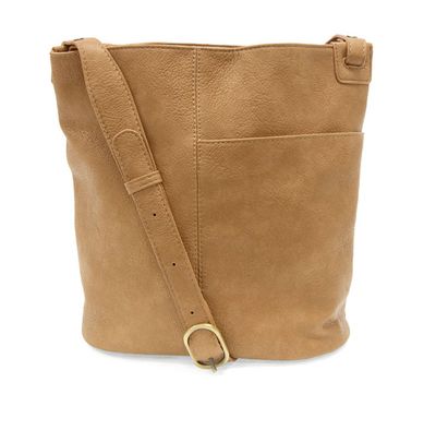 Bindi Front Slip Pocket Bucket Crossbody Bag